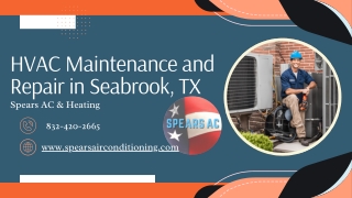 HVAC Maintenance and Repair Seabrook TX