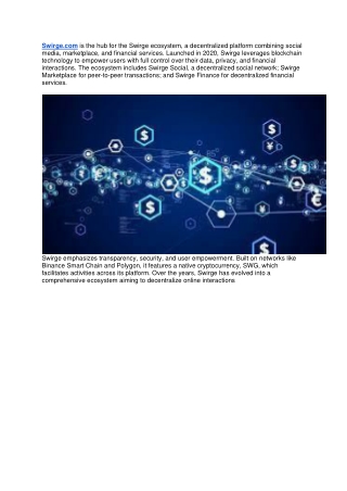 swirge com is the hub for the swirge ecosystem