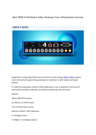 best vbox 4 distributor india empower your