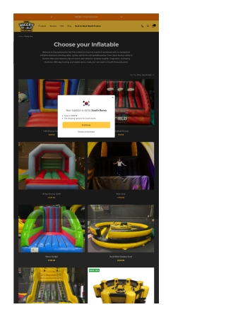Choose your best Inflatable in our collection