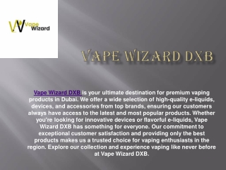 Vape Wizard DXB