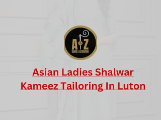 Women Made Shalwar Kameez In Luton