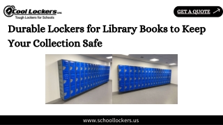Durable Lockers for Library Books to Keep Your Collection Safe