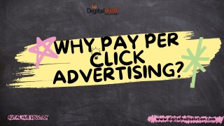 why pay per click advertising