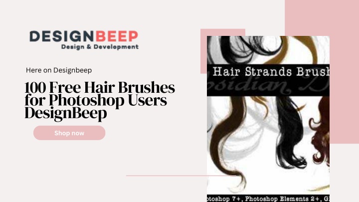 here on designbeep 100 free hair brushes