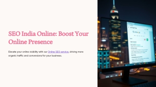 SEO India Online: Boost Your Online Presence