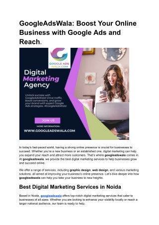 googleadswala boost your online business with