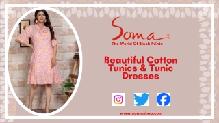 Beautiful Cotton Tunics & Tunic Dresses by somashop