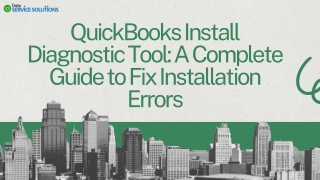 QuickBooks Install Diagnostic Tool A Complete Guide to Fix Installation Errors