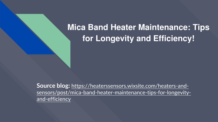 mica band heater maintenance tips for longevity and efficiency