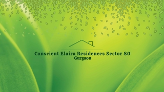 Conscient Elaira Residences Sector 80