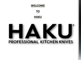 Set de cuțite profesionale de bucătar - Calitate premium | HAKU