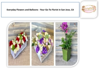 Top Florist in San Jose, CA