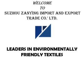 Premium Woven Fabric Factory – Suzhou Zanying Import & Export