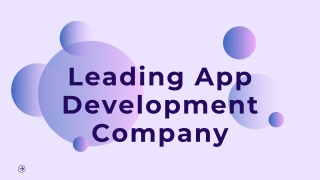 Leading App Development Company  - Innow8 apps