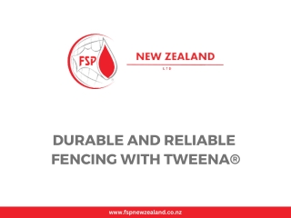 Durable and Reliable Fencing with Tweena