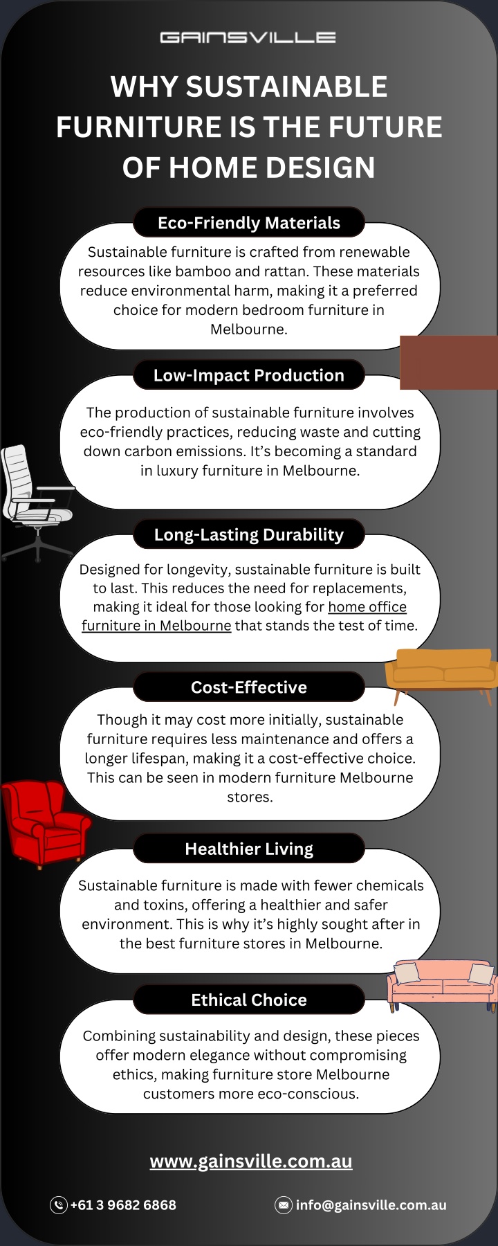 why sustainable furniture is the future of home