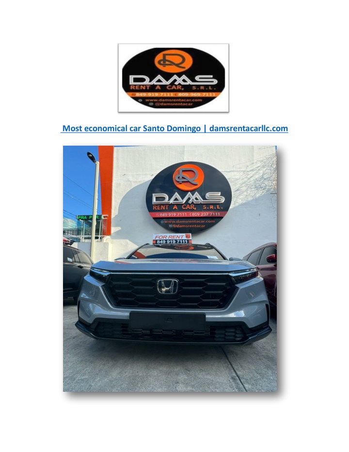 most economical car santo domingo damsrentacarllc