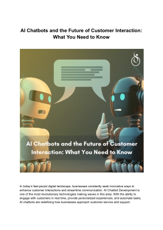 ai chatbots and the future of customer