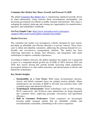 commuter bus market size share growth