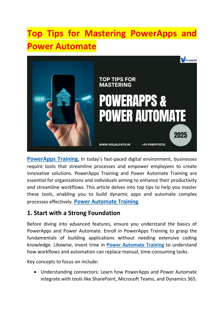 top tips for mastering powerapps and power