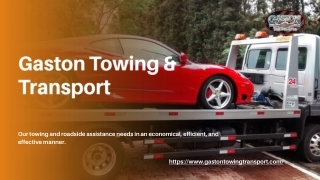 Searching for a Tow Truck Service Near Me in Gaston County