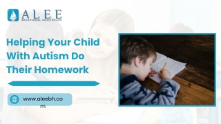 Helping Your Child With Autism Do Their Homework