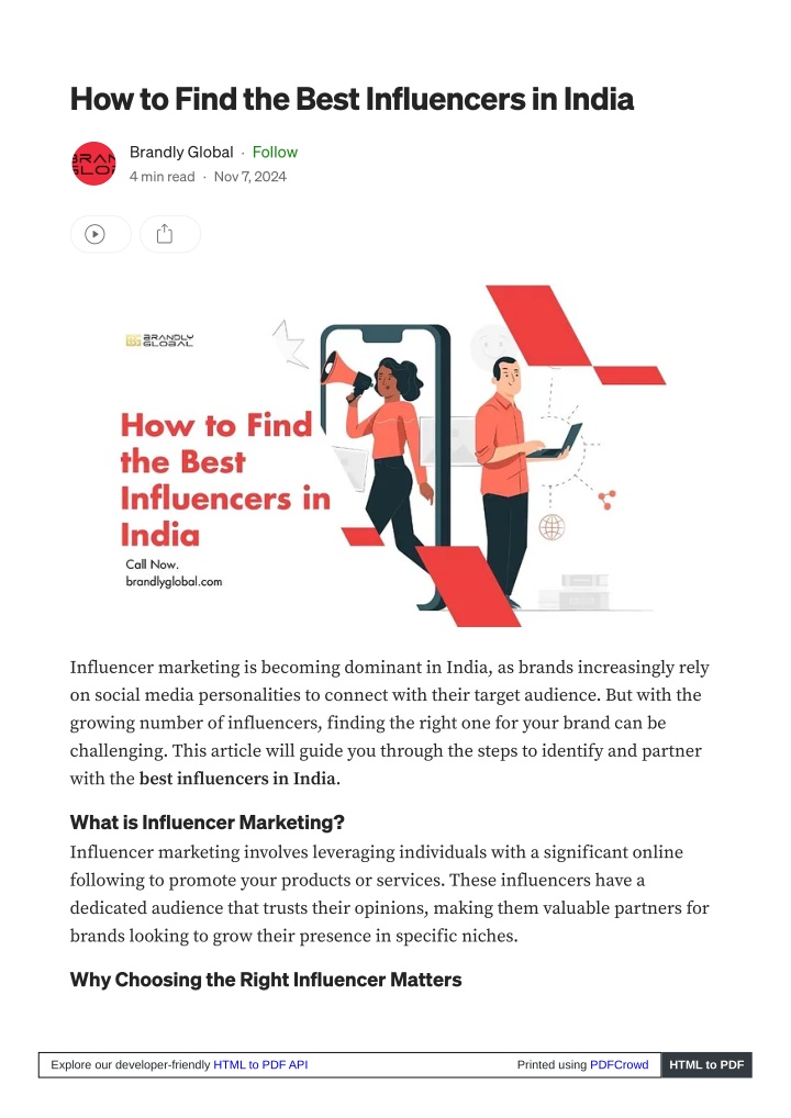 how to find the best influencers in india