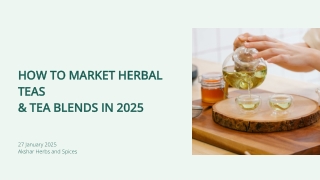 Herbal Tea Marketing Strategies for 2025