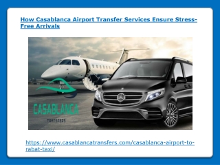 Effortless Travel - The Key to Stress-Free Arrivals in Casablanca