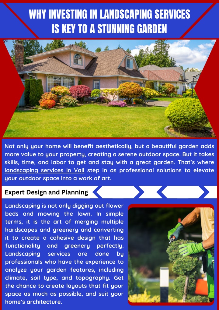 why investing in landscaping services