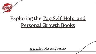 Best Self-help and Personal Growth Books