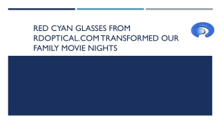 Red Cyan Glasses from Rdoptical.com Transformed Our Family Movie Nights