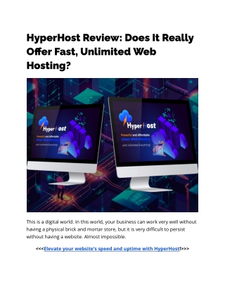 HyperHost Review 2025: Unlimited Hosting - Truth or Hype?