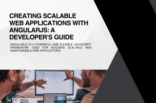 creating scalable web applications with angularjs
