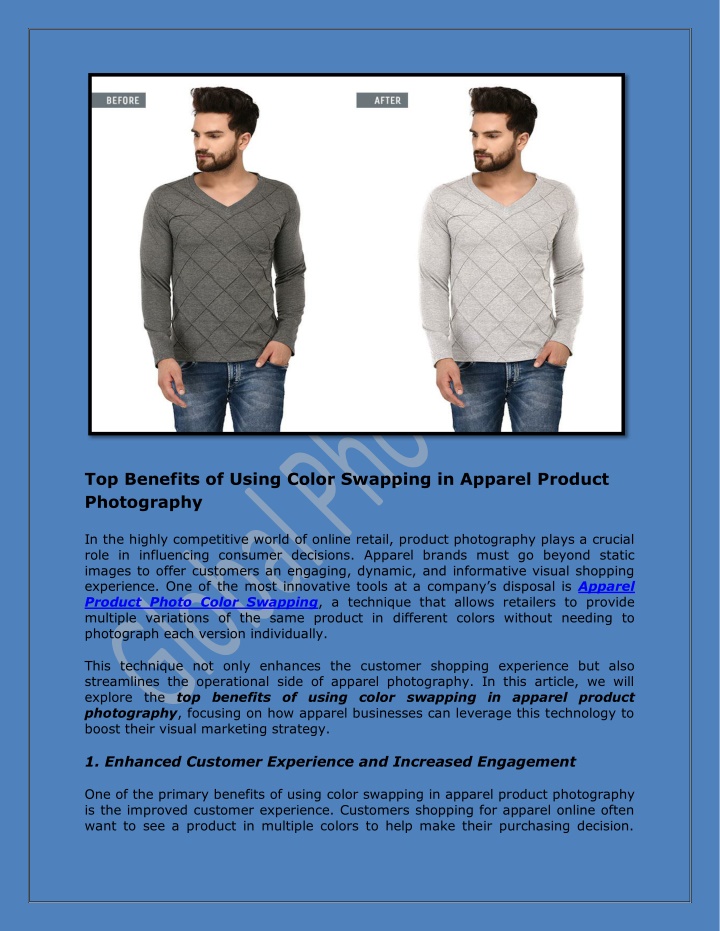 top benefits of using color swapping in apparel