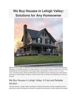 We Buy Houses in Lehigh Valley_ Solutions for Any Homeowner (1)