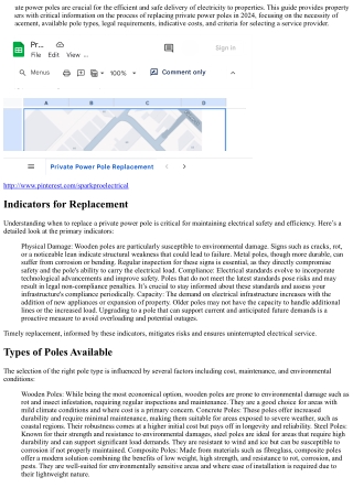 2024's Comprehensive Guide to Private Power Pole Replacements: Understanding You