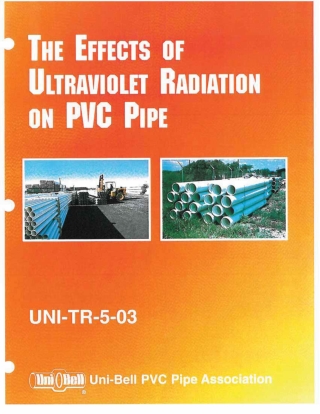 Effects of Ultraviolet Radiation on PVC Pipe