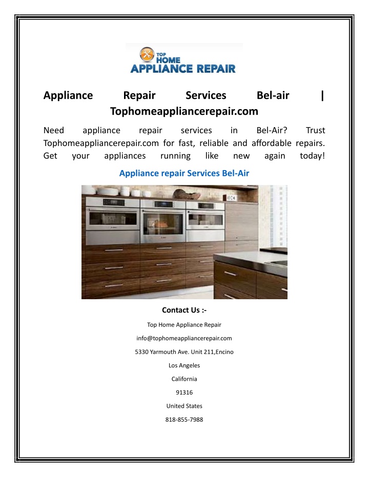 appliance