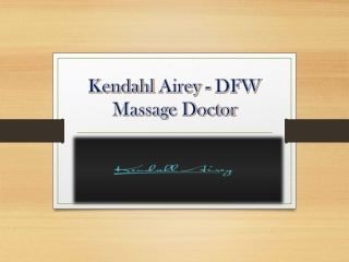 Kendahl Airey - DFW Massage Doctor