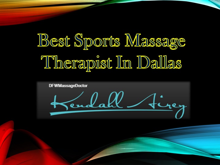 best sports massage therapist in dallas