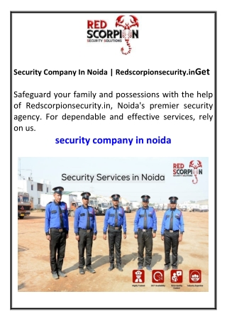 security company in noida redscorpionsecurity