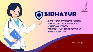 Best pcos specialist in NYC |Ayurvedic practitioner nyc