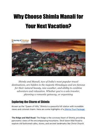 Experience the Serenity of Snowy Peaks and Valleys