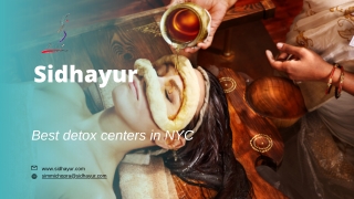 Top Detox Centers in NYC for Fast Recovery & Wellness