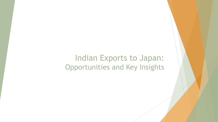 indian exports to japan opportunities