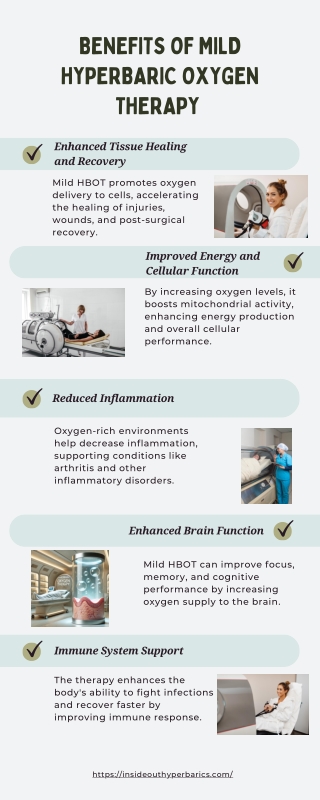 Benefits of Mild Hyperbaric Oxygen Therapy