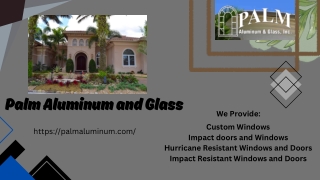 Impact Resistant Windows and Doors - Palm Aluminium