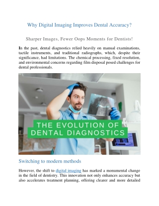 Why Digital Imaging Improves Dental Accuracy?